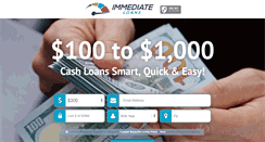 Desktop Screenshot of immediateloans.net